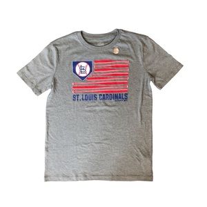 Genuine Merchandise Gray STL Cardinals  Short Sleeve T-Shirt XL NWT